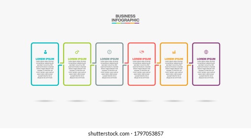 Business data visualization. timeline infographic icons designed for abstract background template