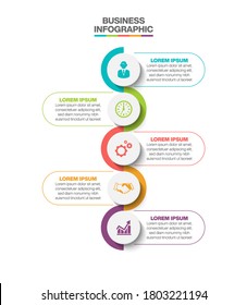 Business data visualization. timeline infographic icons designed for abstract background template