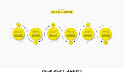Business data visualization. timeline infographic icons designed for abstract background template