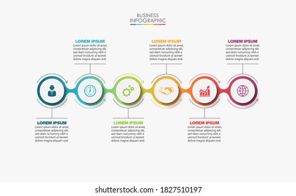 Business data visualization. timeline infographic icons designed for abstract background template