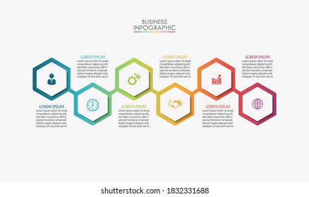 Business data visualization. timeline infographic icons designed for abstract background template
