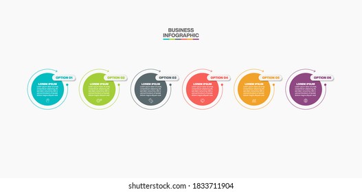 Business data visualization. timeline infographic icons designed for abstract background template