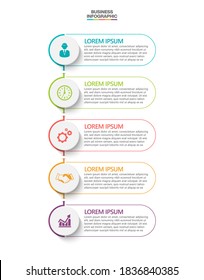 Business data visualization. timeline infographic icons designed for abstract background template