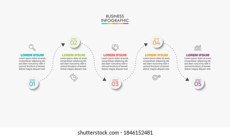 Business data visualization. timeline infographic icons designed for abstract background template