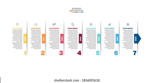Business data visualization. timeline infographic icons designed for abstract background template