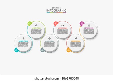 Business Data Visualization Timeline Infographic Icons Stock Vector ...