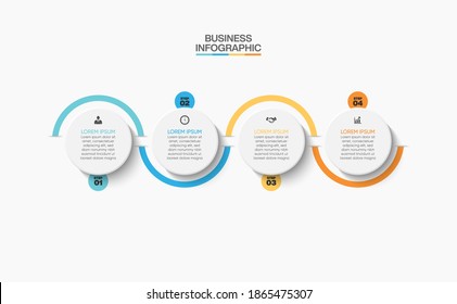 Business data visualization. timeline infographic icons designed for abstract background template