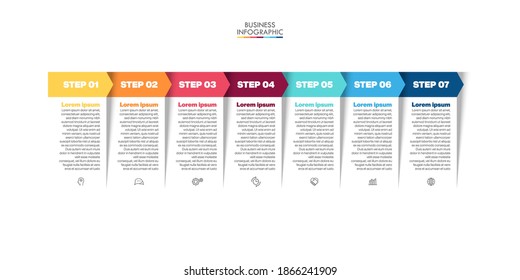 Business data visualization. timeline infographic icons designed for abstract background template