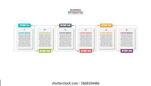 Business data visualization. timeline infographic icons designed for abstract background template