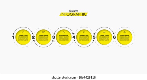 Business data visualization. timeline infographic icons designed for abstract background template