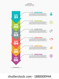 Business data visualization. timeline infographic icons designed for abstract background template