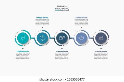Business data visualization. timeline infographic icons designed for abstract background template
