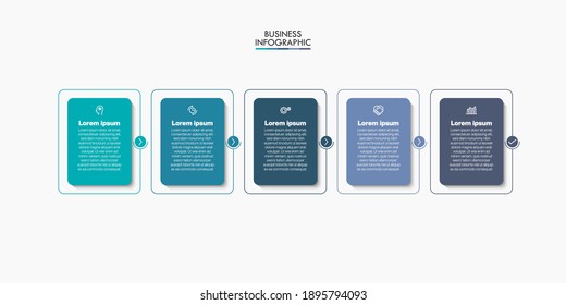 Business data visualization. timeline infographic icons designed for abstract background template