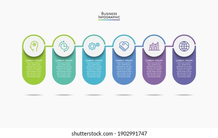 Business data visualization. timeline infographic icons designed for abstract background template