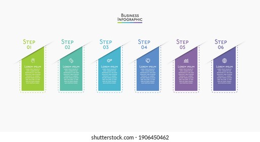 Business data visualization. timeline infographic icons designed for abstract background template