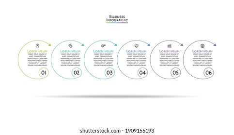 Business data visualization. timeline infographic icons designed for abstract background template