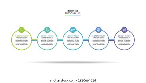 Business data visualization. timeline infographic icons designed for abstract background template