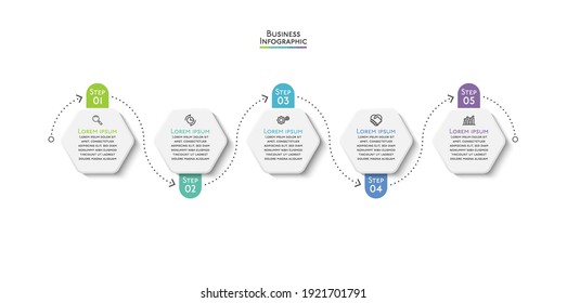 Business data visualization. timeline infographic icons designed for abstract background template