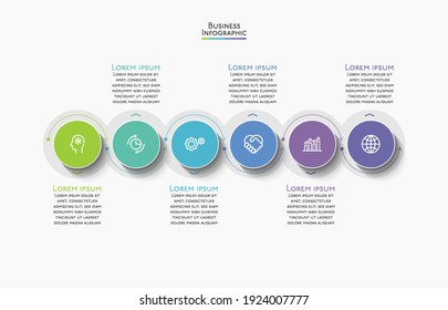 Business data visualization. timeline infographic icons designed for abstract background template