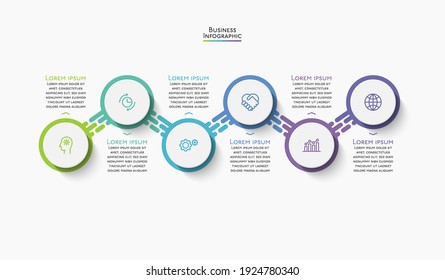 Business data visualization. timeline infographic icons designed for abstract background template