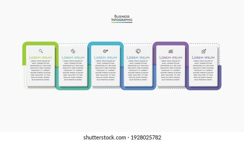 Business data visualization. timeline infographic icons designed for abstract background template