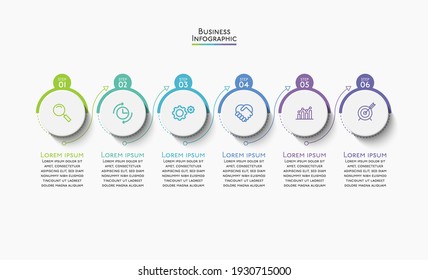 Business data visualization. timeline infographic icons designed for abstract background template