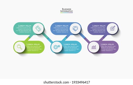 Business data visualization. timeline infographic icons designed for abstract background template