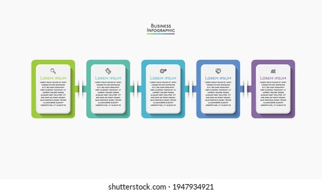 Business data visualization. timeline infographic icons designed for abstract background template