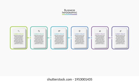 Business data visualization. timeline infographic icons designed for abstract background template