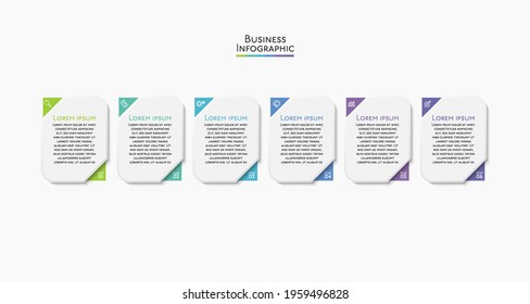 Business data visualization. timeline infographic icons designed for abstract background template