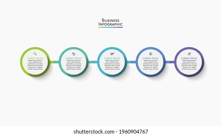 Business data visualization. timeline infographic icons designed for abstract background template