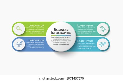 Business data visualization. timeline infographic icons designed for abstract background template