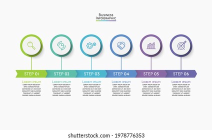 Business data visualization. timeline infographic icons designed for abstract background template