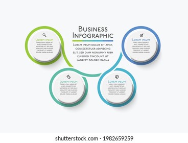 Business data visualization. timeline infographic icons designed for abstract background template