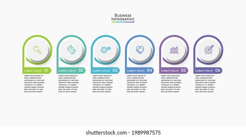 Business data visualization. timeline infographic icons designed for abstract background template