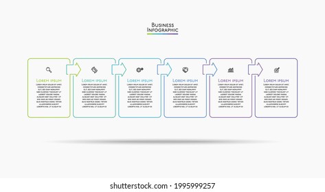 Business data visualization. timeline infographic icons designed for abstract background template 