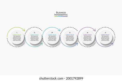 Business data visualization. timeline infographic icons designed for abstract background template