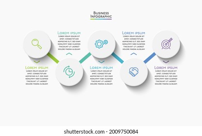 Business data visualization. timeline infographic icons designed for abstract background template