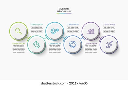 Business data visualization. timeline infographic icons designed for abstract background template