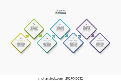 Business data visualization. timeline infographic icons designed for abstract background template