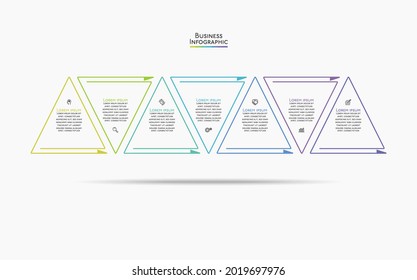 Business data visualization. timeline infographic icons designed for abstract background template