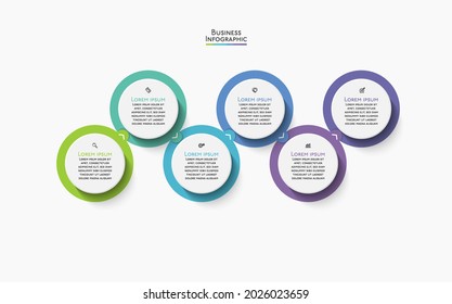 Visualisierung von Geschäftsdaten. Infografik-Symbole der Timeline für abstrakte Hintergrundvorlage