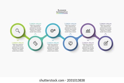 Business data visualization. timeline infographic icons designed for abstract background template