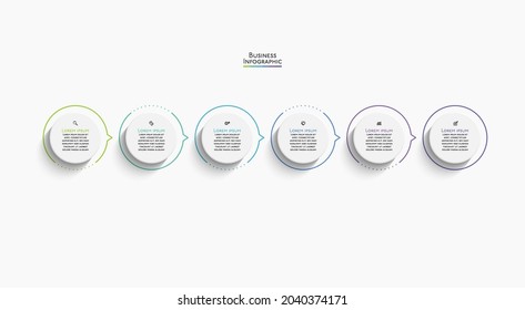 Business data visualization. timeline infographic icons designed for abstract background template