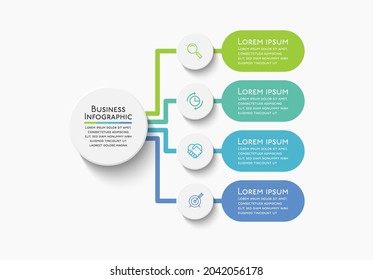 Business data visualization. timeline infographic icons designed for abstract background template