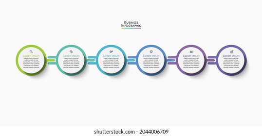 Business data visualization. timeline infographic icons designed for abstract background template