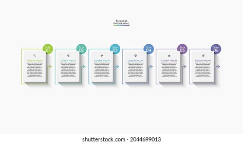 Business data visualization. timeline infographic icons designed for abstract background template