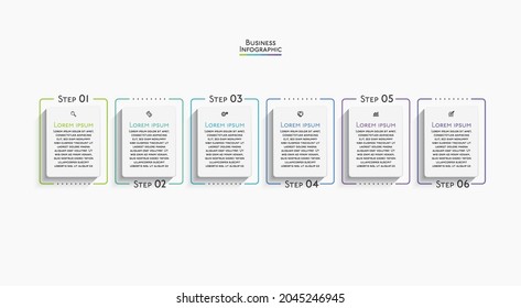 Business data visualization. timeline infographic icons designed for abstract background template