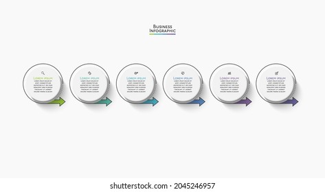 Business data visualization. timeline infographic icons designed for abstract background template