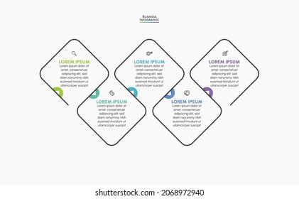 Business data visualization. timeline infographic icons designed for abstract background template